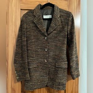 Vintage Bernard Zins Paris Tweed Blazer Size 6